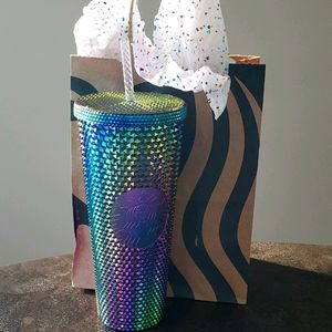 Starbucks Purple Oil Slick Studded Cup
